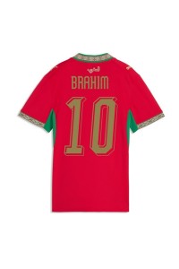 Marokko Brahim Diaz #10 Jalkapallovaatteet Naisten Kotipaita MM-kisat 2026 Lyhythihainen